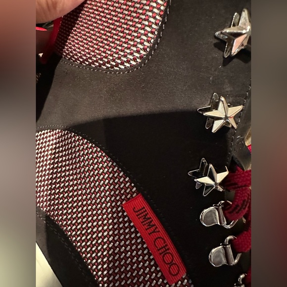 Authentic JIMMY CHOO (INCA HIGH TOP SNEAKERS) - Picture 5 of 6